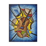 'The Cello' | Stretched Canvas Print | 3 sizes