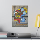 'The Guitarist' | Stretched Canvas Print | 3 sizes