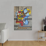 'The Guitarist' | Stretched Canvas Print | 3 sizes