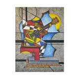 'The Guitarist' | Stretched Canvas Print | 3 sizes