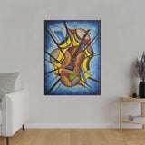 'The Cello' | Stretched Canvas Print | 3 sizes