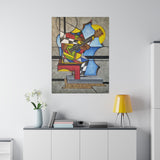 'The Guitarist' | Stretched Canvas Print | 3 sizes