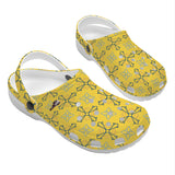 Valorē Crocs Clogs - Yellow Oxford - Sizes: Women US5.5-Men US14