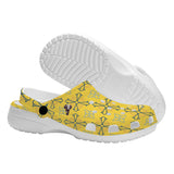 Valorē Crocs Clogs - Yellow Oxford - Sizes: Women US5.5-Men US14