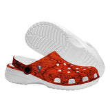 Valorē Crocs Clogs - Crimson Oxford - Sizes: Women US5.5-Men US14