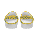 Valorē Crocs Clogs - Yellow Oxford - Sizes: Women US5.5-Men US14