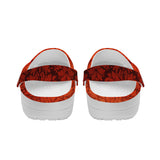 Valorē Crocs Clogs - Crimson Oxford - Sizes: Women US5.5-Men US14