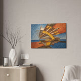 'Floating Home' | Stretched Canvas Print | 3 Sizes
