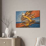 'Floating Home' | Stretched Canvas Print | 3 Sizes