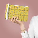 Valorē Saffiano Clutch - Yellow Oxford