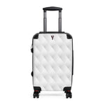 Valorē Hardshell Trolley Suitcase - 3 Sizes - White Diamond Oxford