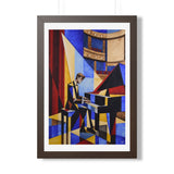 "Pianist at the Mahaffey" | Framed Giclée Print