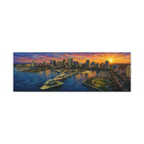"St Pete Panoramic No. 2" | Mixed Media Giclée on Canvas