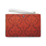 Valorē Saffiano Clutch - Crimson Oxford