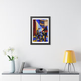 "Pianist at the Mahaffey" | Framed Giclée Print