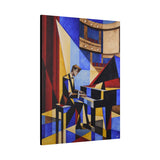"Pianist at the Mahaffey" | Fine Art Canvas | Limited-Edition