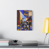 "Pianist at the Mahaffey" | Fine Art Canvas | Limited-Edition