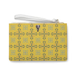 Valorē Saffiano Clutch - Yellow Oxford