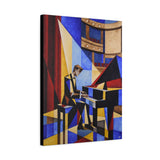 "Pianist at the Mahaffey" | Fine Art Canvas | Limited-Edition