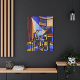 "Pianist at the Mahaffey" | Fine Art Canvas | Limited-Edition