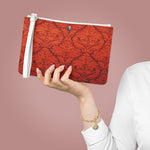 Valorē Saffiano Clutch - Crimson Oxford