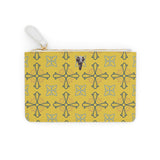 Valorē Saffiano Mini Clutch - Yellow Oxford