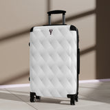 Valorē Hardshell Trolley Suitcase - 3 Sizes - White Diamond Oxford