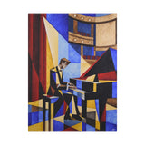 "Pianist at the Mahaffey" | Fine Art Canvas | Limited-Edition