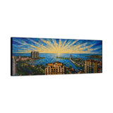 "St Pete Panoramic No. 1" | Mixed Media Giclée on Canvas