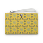 Valorē Saffiano Clutch - Yellow Oxford