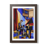 "Pianist at the Mahaffey" | Framed Giclée Print
