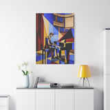 "Pianist at the Mahaffey" | Fine Art Canvas | Limited-Edition