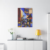"Pianist at the Mahaffey" | Fine Art Canvas | Limited-Edition