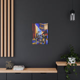 "Pianist at the Mahaffey" | Fine Art Canvas | Limited-Edition