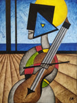 Original Oil Painting | 'The Cellist'