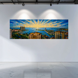 "St Pete Panoramic No. 1" | Mixed Media Giclée on Canvas