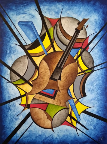 Original Oil Painting | 'The Cello'