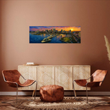 "St Pete Panoramic No. 2" | Mixed Media Giclée on Canvas
