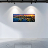 "St Pete Panoramic No. 2" | Mixed Media Giclée on Canvas