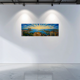 "St Pete Panoramic No. 1" | Mixed Media Giclée on Canvas