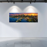 "St Pete Panoramic No. 2" | Mixed Media Giclée on Canvas