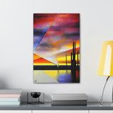 'St Pete Sunset' | Canvas Stretched (.75")
