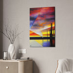 'St Pete Sunset' | Canvas Stretched (.75")