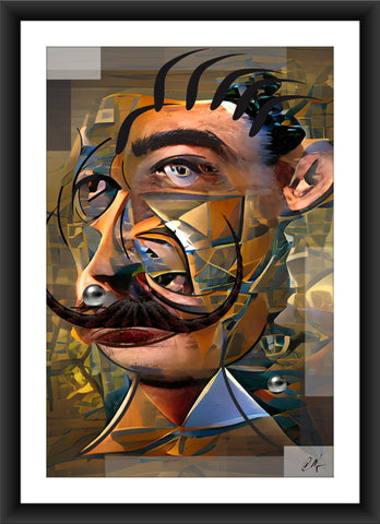 Faces of Dali, No. 22 | Framed Giclée Print