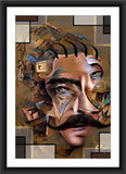 Faces of Dali, No. 8 | Framed Giclée Print