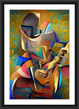 The Guitar Man | Framed Giclée Print