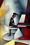 The Pianist by Erik Hesson. Acrylic Giclée