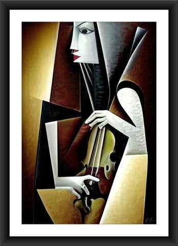 The Violinist | Framed Giclée Print